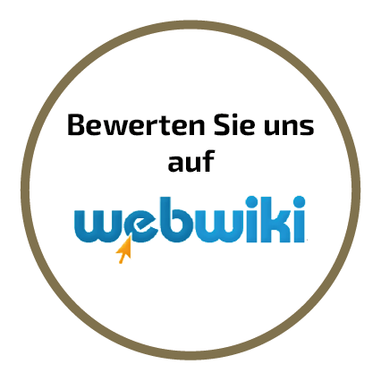 Bewerten Sie uns auf WebWiki