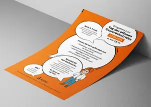 Flyer der Aumer Group zum Tag der offenen Gewerbebetriebe