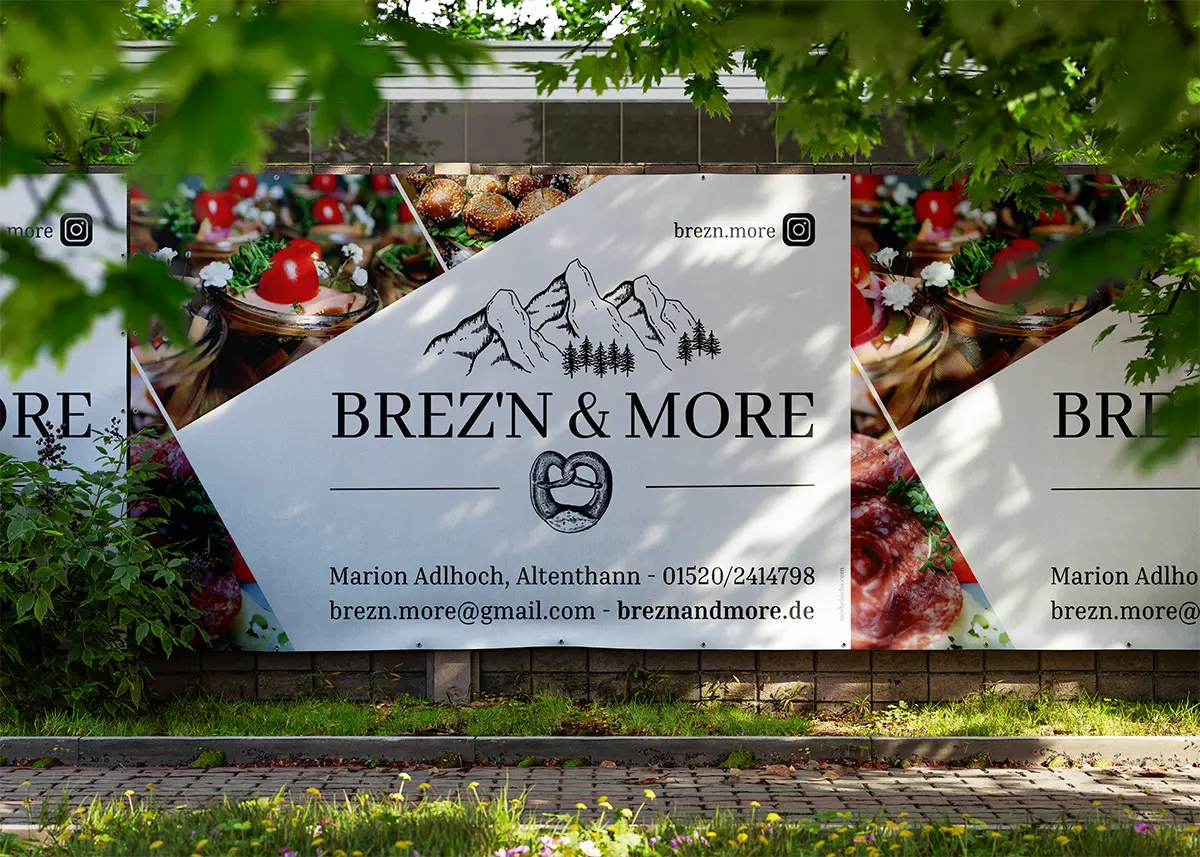Referenz Brezn & More Bauzaun