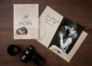 Präsentationsmappe für Fotografie Höpfl