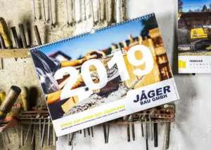 Wandkalender 2019 für Jäger Bau