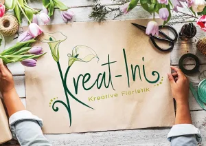 Referenz Logoentwicklung für Floristik Kreatini