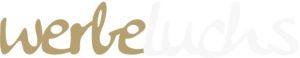 Werbeluchs Logo als Schriftzug